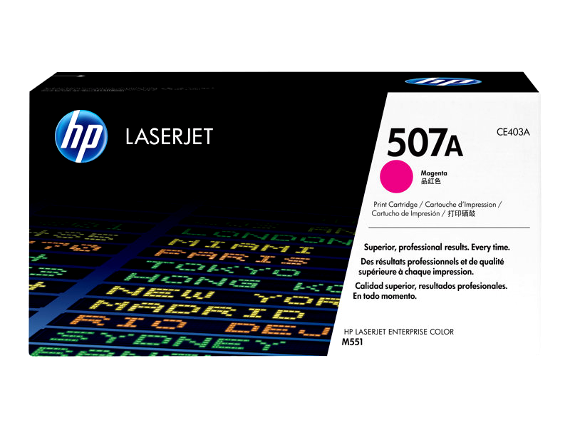 HP 507A - magenta - original - LaserJet - toner cartridge (CE403A)