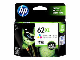 HP 62XL - High Yield - colour (cyan, magenta, yellow) - original - ink cartridge