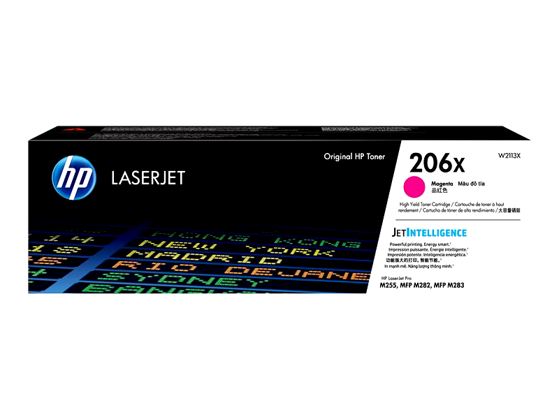 HP 206X - High Yield - magenta - original - LaserJet - toner cartridge (W2113X)