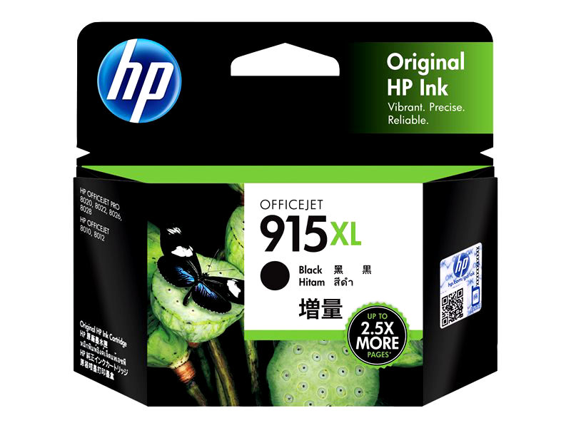 HP 915XL - High Yield - black - original - ink cartridge
