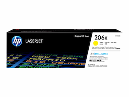 HP 206X - High Yield - yellow - original - LaserJet - toner cartridge (W2112X)