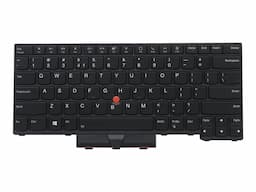 Chicony - Notebook replacement keyboard - with Trackpoint, UltraNav - QWERTY - India - black