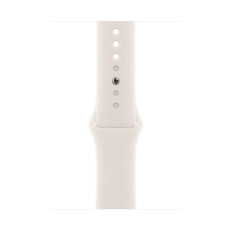 Apple Watch MXM73ZM/A, 46mm Starlight Sport Band M/L