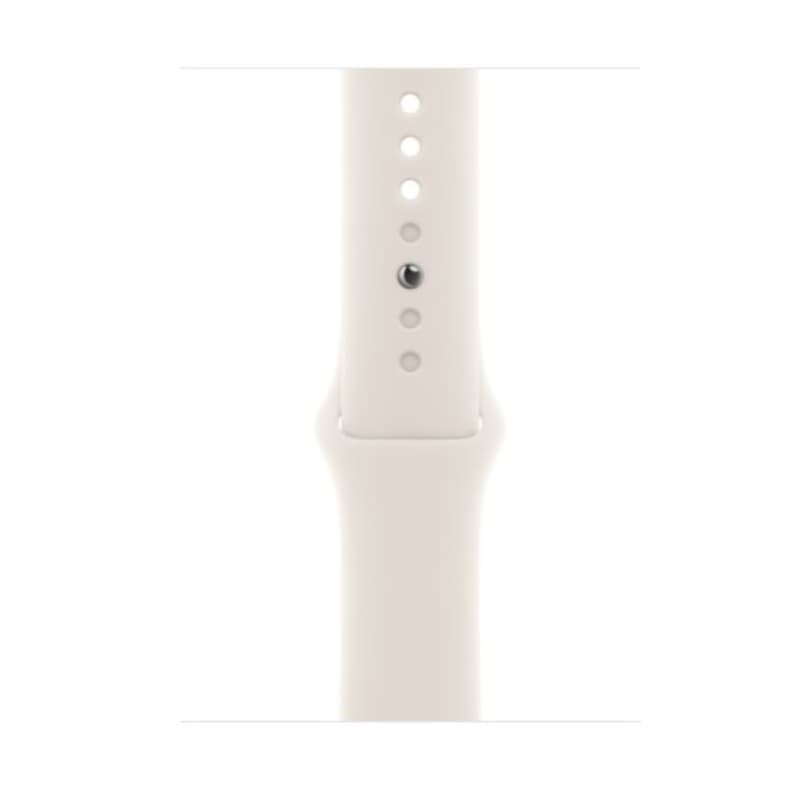 Apple Watch MXM63ZM/A, 46mm Starlight Sport Band S/M