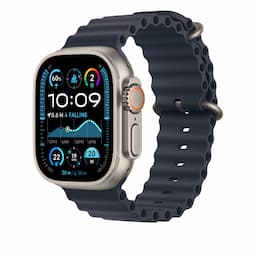 Apple Watch MXTH3ZM/A, 49mm Navy Natural Titanium Ocean Band