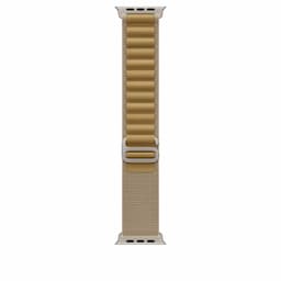 Apple Watch MXN23ZM/A, 49mm Tan Natural Titanium Alpine Loop Medium