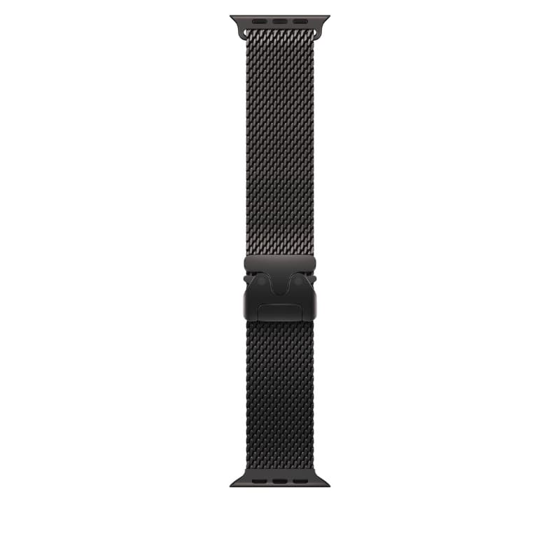 Apple Watch MXKH3ZM/A, 49mm Black Titanium Milanese Loop - Large