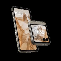 Motorola PB200007IN Razr 50 Android Smartphone,3.63 Inch/6.9 Inch Display, Mediatek Dimensity 7300X Processor, 8 GB Memory, 256 GB Storage, Beach Sand