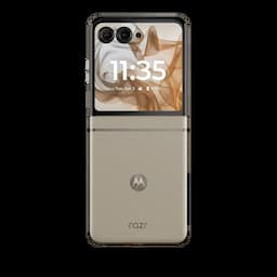 Motorola PB200007IN Razr 50 Android Smartphone,3.63 Inch/6.9 Inch Display, Mediatek Dimensity 7300X Processor, 8 GB Memory, 256 GB Storage, Beach Sand