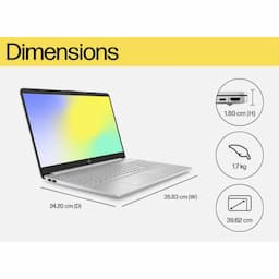 HP 9D3N9PA#ACJ Laptop 39.6 cm (15.6) 15s-fq5329TU, Intel Core i5-1235U, 8 GB DDR4, 512 GB SSD