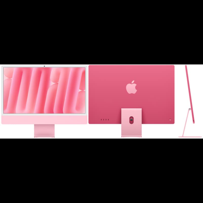 Apple MWUG3HN/A iMac 24 Inch M4 Apple M4 chip 8-core CPU, 8-core GPU, 16-core Neural Engine, 16 GB Memory, 256 GB Storage, macOS, 24 Inch Display - Pink