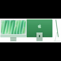Apple MWV03HN/A iMac 24 Inch M4 Apple M4 chip 10-core CPU, 10-core GPU, 16-core Neural Engine, 16 GB Memory, 512 GB Storage, macOS, 24 Inch Display - Green