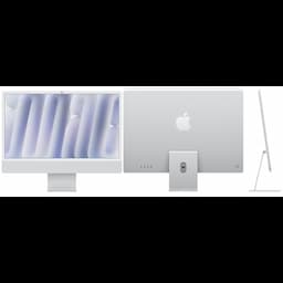 Apple MWUV3HN/A iMac 24 Inch M4 Apple M4 chip 10-core CPU,10-core GPU, 16-core Neural Engine, 16 GB Memory, 512 GB Storage, macOS, 24 Inch Display - Silver