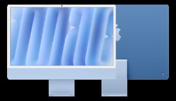 Apple Z1EQ0009H M4, 24 GB, 2 TB, 10 Core10G16N, 10 GPU-16 Neural Core, Blue iMac