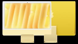 Apple Z1K2-IM24 – M4, 10-Core CPU, 10-Core GPU, 16-Core Neural Engine, 32GB RAM, 1TB SSD, iMac 24, Yellow