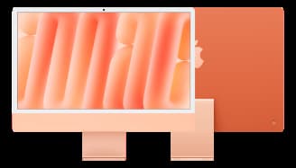 Apple Z1EW M4, 16 GB, 512 GB, 10 Core, 10 GPU-16 Neural Core, Orange iMac
