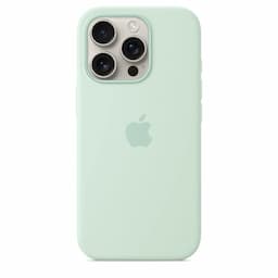 Apple MDG04ZM/A iPhone 16 Pro Silicone Case with MagSafe- Aquamarine
