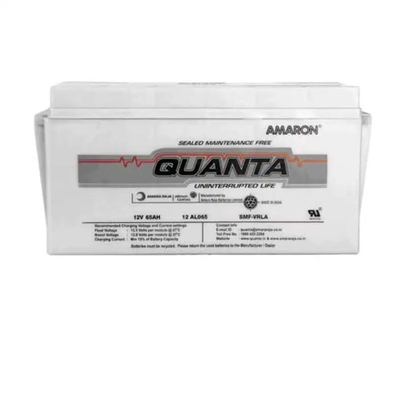Amaron 801061216-12-1P,65AH-12 Amara Raja Quanta Battery