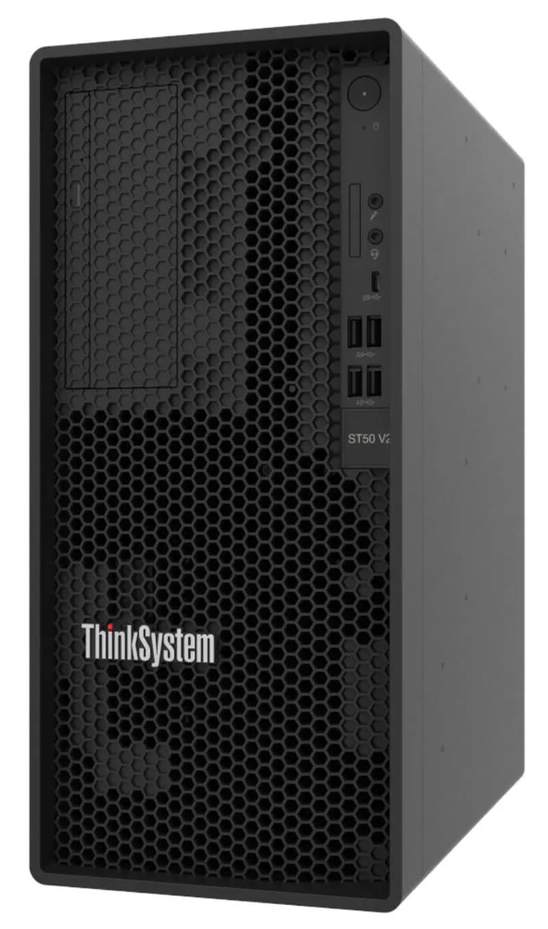 Lenovo 7D8JS11F00 ThinkSystem ST50 V2 1 x 32 GB RAM, 1 x 2TB SATA HDD, Tower Server