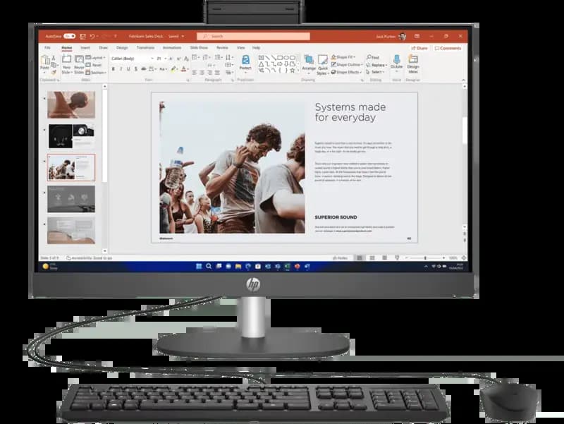 HP C1TL5AT#ACJ 240 G10 All-in-One PC, Intel Core i5-1334U, 8GB RAM, 512GB SSD, 23.8" FHD, Wi-Fi, Bluetooth, DOS, 3 Years Warranty