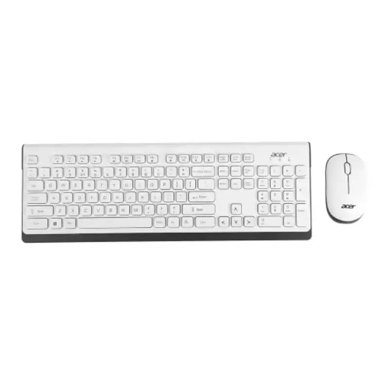 Asus ZC.A01SI.0WD |ACER W/L -WHITEGREY Keyboard & Mouse Combo