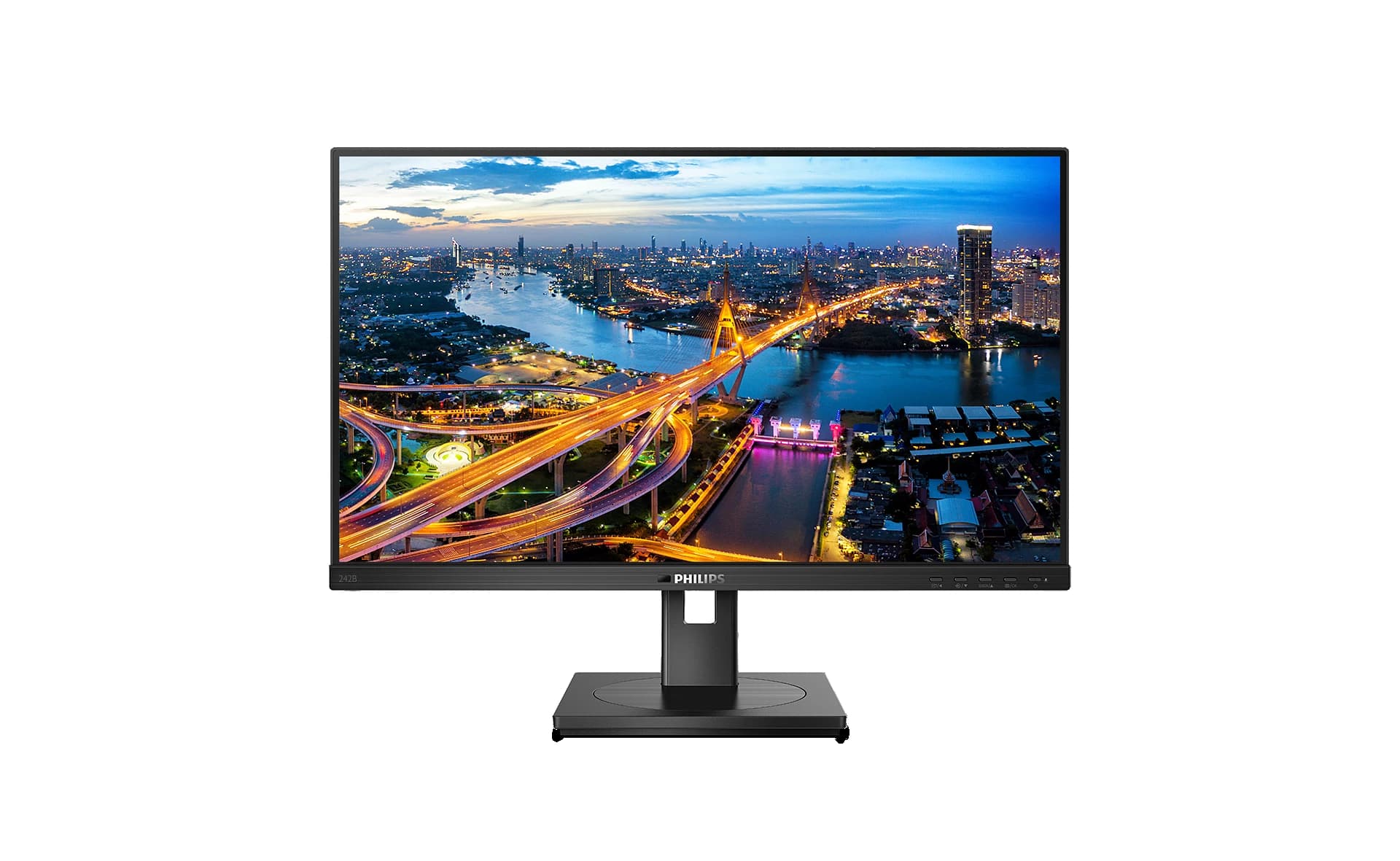 Philips 242B1TC/94 FHD Monitor, 23.8 Inch, IPS Panel, 250 Nits Brightness