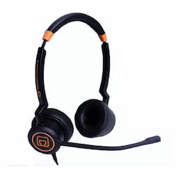 TeleKonnectors Sirius Plus integrated headset with USB A type adaptor