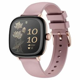 Titan 95416kp01k AiRA Women Smartwatch 1.70 inch AMOLED Display, AI Chat, Functional Crown, Luna Wellness, 24/7 Health Suite, Unisex Pink Smartwatch
