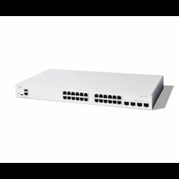 Cisco C1300-24T-4X Managed Switch, 24 Port GE, 4x10GE SFP+, Limited Lifetime Protection