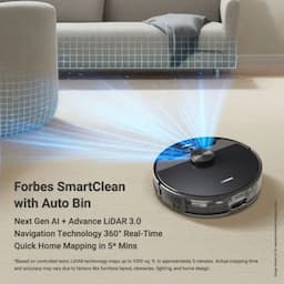 Eureka Forbes Smartclean Auto Bin Robotic Vacuum Cleaner