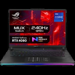 ASUS G634JZR-CM932WS ROG Strix SCAR 16 AI powered Gaming Laptop, Intel Core i9-14900HX Processor, RTX 4080 Graphics, 32 GB RAM, 2 TB SSD, 16 Inch Display - Off Black
