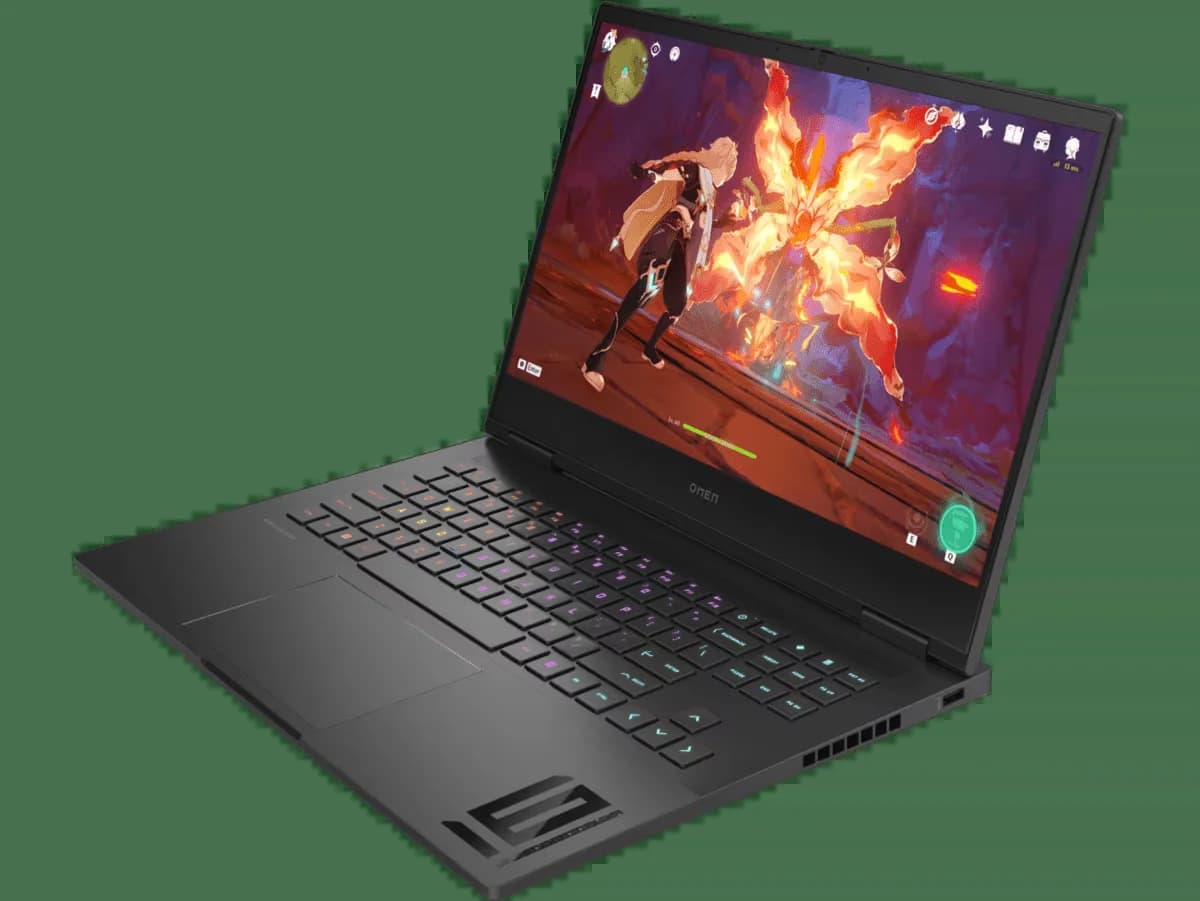 HP 9Q9M6PA#ACJ OMEN Gaming Laptop 16-wf0179TX 13th Generation Intel Core i7-13700HX Processor, 16 GB RAM, 512 GB Storage, NVIDIA GeForce RTX 3050, 16.1 Inch Display - Shadow Black