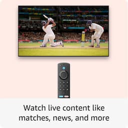 Amazon 53-033182 Fire TV Stick 4K streaming device, ultra-cinematic 4K streaming, supports Wi-Fi 6, Dolby Vision/Atmos, HDR10+