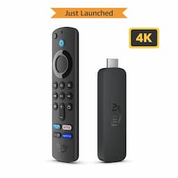 Amazon 53-033182 Fire TV Stick 4K streaming device, ultra-cinematic 4K streaming, supports Wi-Fi 6, Dolby Vision/Atmos, HDR10+