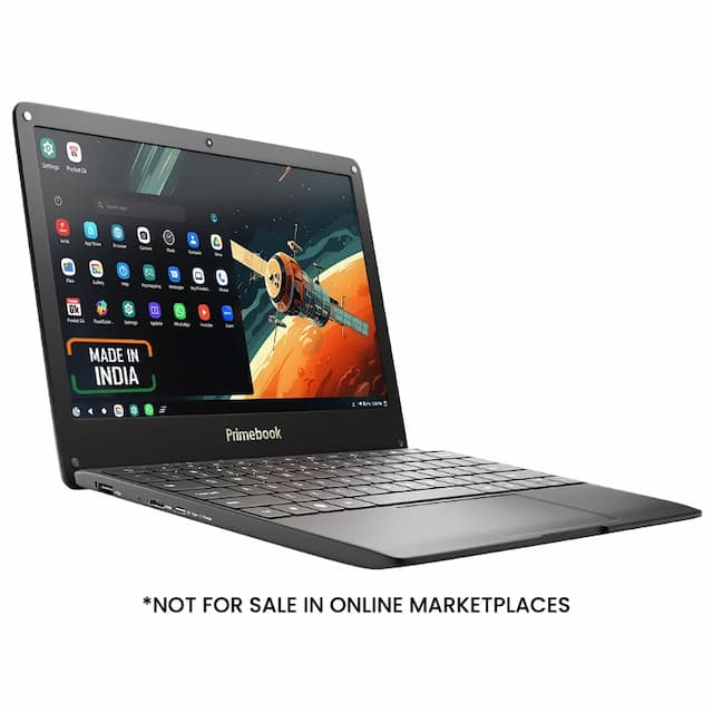 Primebook 4G PB4G11064#006C, MediaTek MT8788 - 4 GB RAM 64 GB EMMC Storage, Prime OS , 11.6 Inch, Black, 1.2 kg, Android Laptop