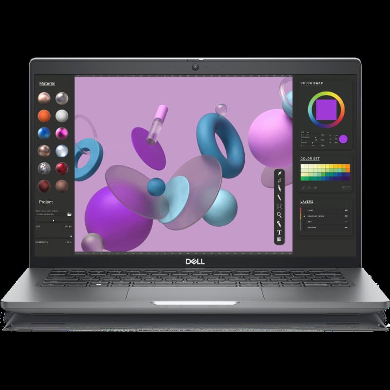 Dell INDM3480N3-2 Precision 3480 Mobile Work Station, Intel core i5-1335U Processor, 16GB Memory, 512 SSD Storage, Ubuntu