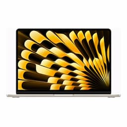 Apple MRYR3HN/A MacBook Air 15 M3 Chip with 8-core CPU and 10-core GPU, 8 GB RAM, 256 GB SSD , 15 Inch Display - Starlight
