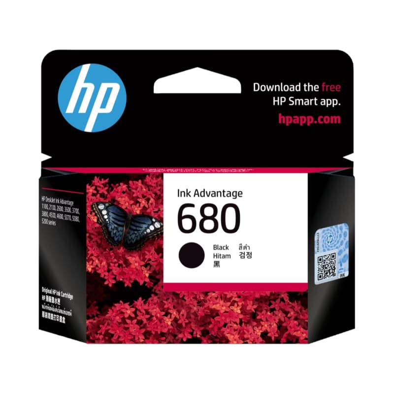 HP F6V27AA 680 Black Original Ink Advantage Cartridge