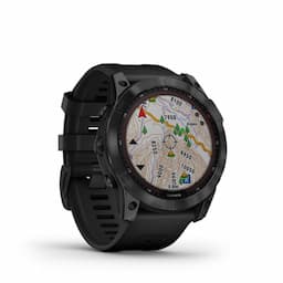 Garmin 010-02541-45 Sapphire Solar - Black DLC Titanium with Black Band