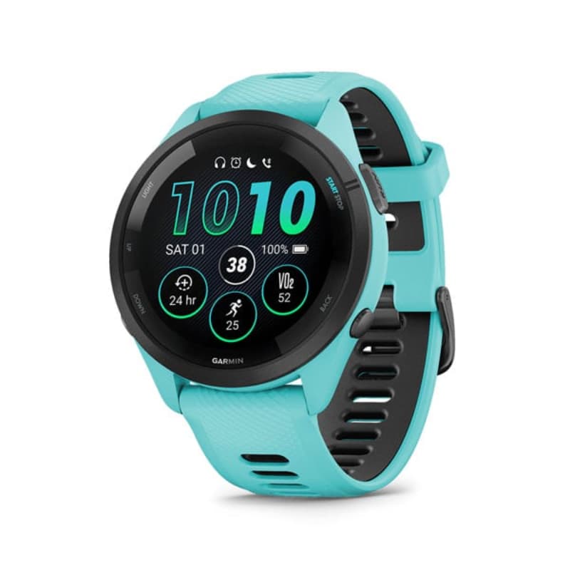 Garmin 010-02810-52 Forerunner 265 Aqua Unisex Smart Watch