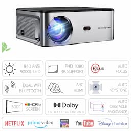 Egate EO9025 O9 Pro Zen, Full HD 1080p, 690 Ansi, 4K Support, Android , 1GB-8GB , ARC HDMI , Auto (Focus + Keystone + Tilt + Screen Fit + Obstacle Shift) Dolby, Wifi+BT