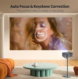 Egate EO9025 O9 Pro Zen, Full HD 1080p, 690 Ansi, 4K Support, Android , 1GB-8GB , ARC HDMI , Auto (Focus + Keystone + Tilt + Screen Fit + Obstacle Shift) Dolby, Wifi+BT