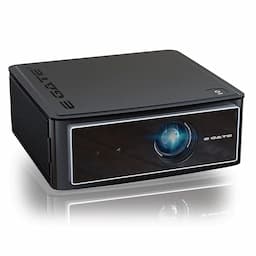 Egate EO9023 O9 Zen Projector, 1st with Auto Physical Elevate + Digital Offset, FHD 1080p Native Resolution, 570 ANSI Lumens, 250 inch (635cm) Display, Auto (Focus + Keystone + Elevate), 2GB-32GB, Wi-Fi BT, AOSP Android 9, Pre-Installed OTT Apps