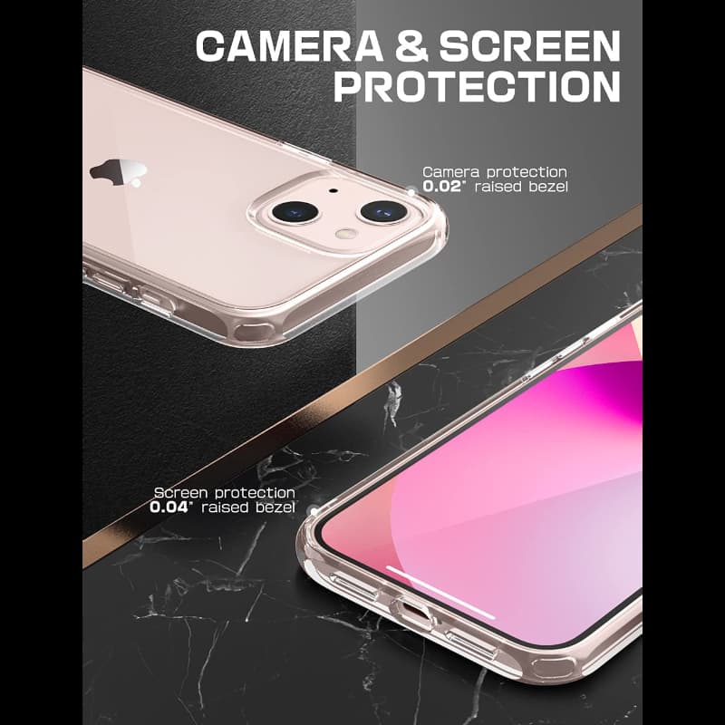 SUPCASE Unicorn Beetle Style Series Case for iPhone 13 Mini (2021 Release) 5.4 Inch, Premium Hybrid Protective Clear Case, Clear