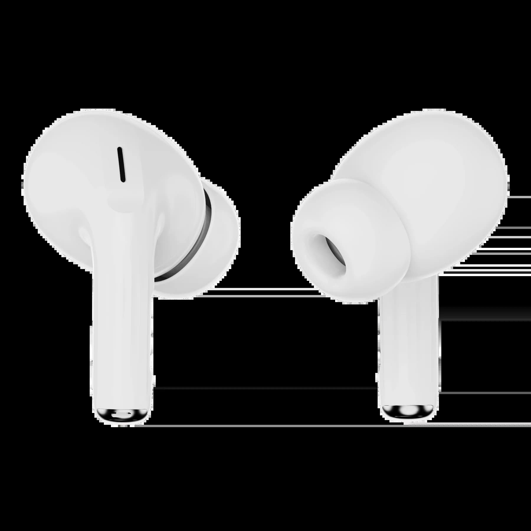 Hammer Screen TWS India's First True wireless buds with On-Case Smart Display, Touch Screen and Find My Earbuds, White