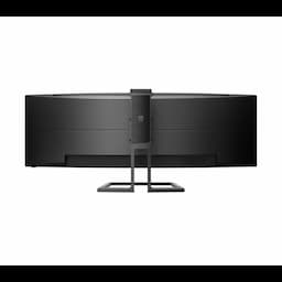 Philips 499P9H1/94, 49 Inch Dual QHD 32:9 SuperWide Curved Business Monitor, USB-C Docking, Webcam, Black