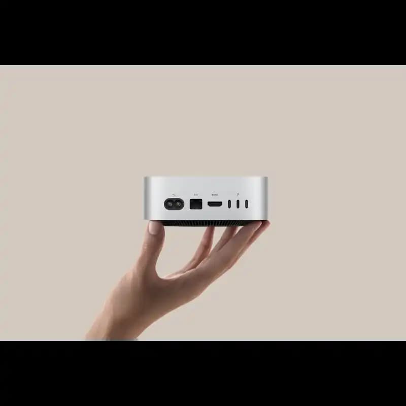 Apple MU9D3HN/A Mac Mini M4 Apple M4 chip 10-core CPU, 10-core GPU, 16-core Neural Engine, 16 GB Memory, 256 GB Storage, macOS,