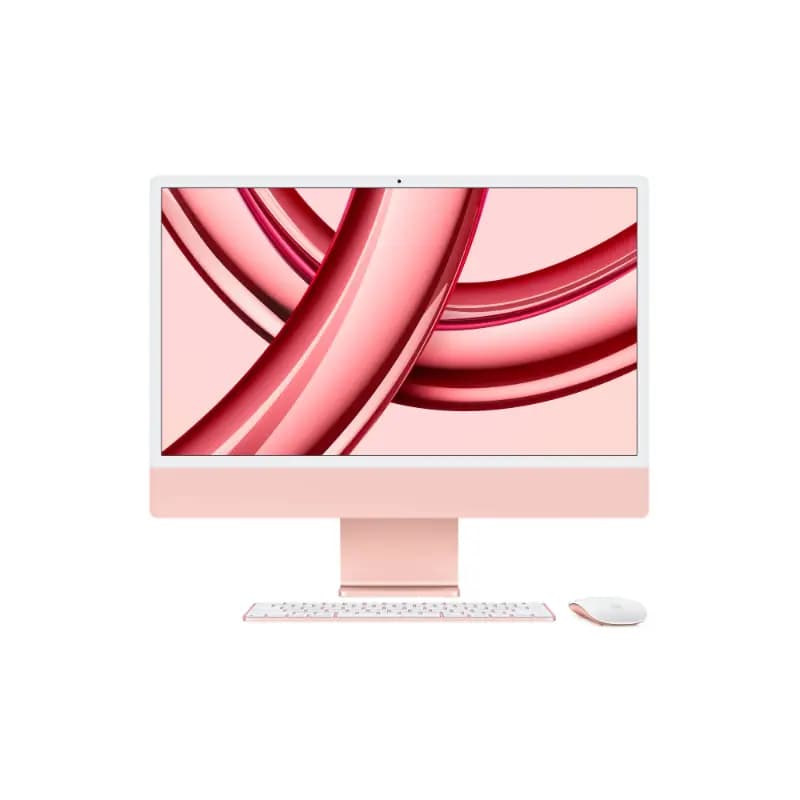 Apple MQRD3HN/A iMac Apple M3 Chip, 8 GB Memory, 256 GB Storage, 24 Inch Display - Pink