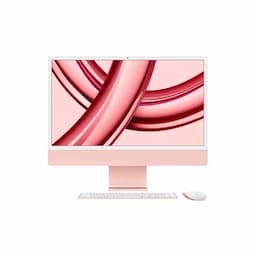 Apple MQRD3HN/A iMac Apple M3 Chip, 8 GB Memory, 256 GB Storage, 24 Inch Display - Pink