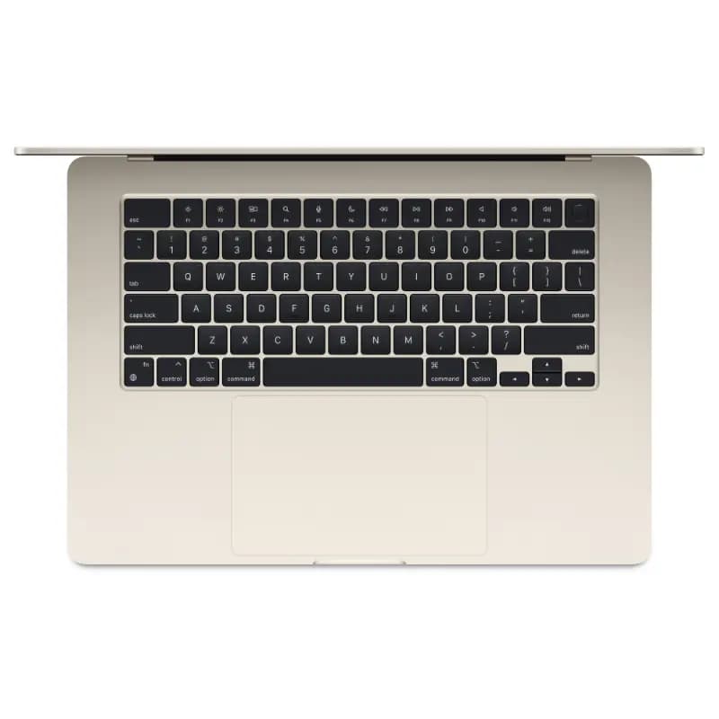 Apple Z1GF MacBook Air 15 inch, M3 chip, 8-core CPU, 10-core GPU, 16-core Neural Engine, 16GB RAM, 1 TB Storage, StarLight